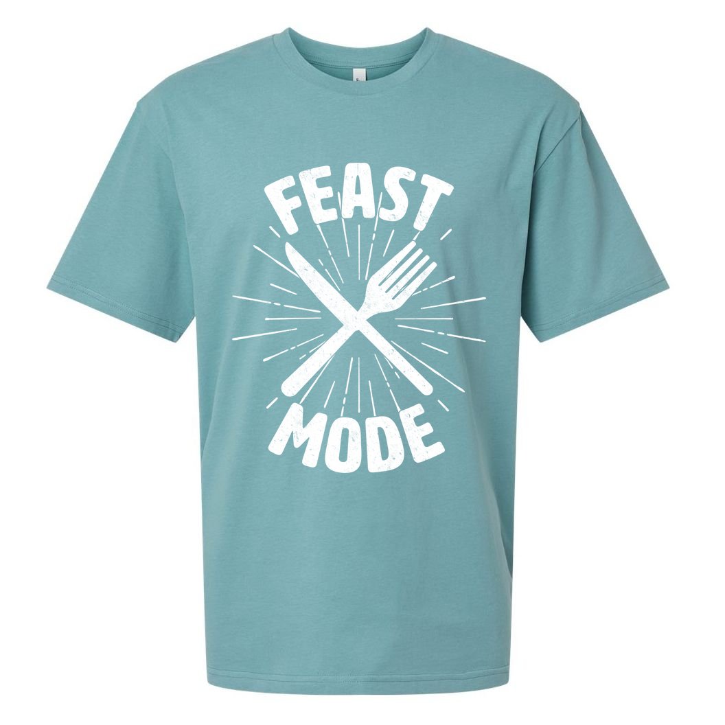 Thanksgiving And Christmas Feast Mode Sueded Cloud Jersey T-Shirt