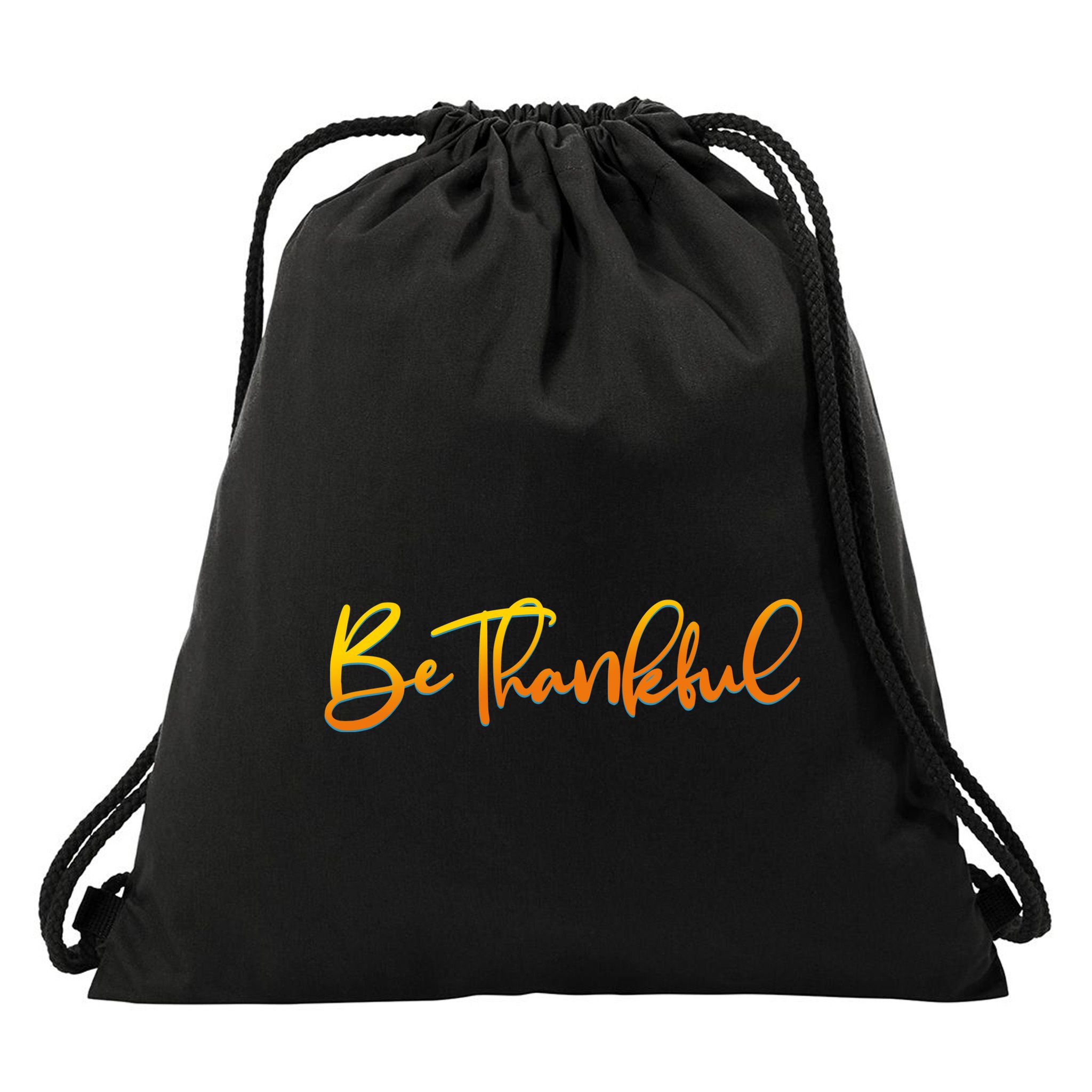 Thanksgiving Be Thankful  Drawstring Bag