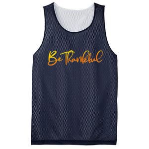 Thanksgiving Be Thankful  Mesh Reversible Basketball Jersey Tank