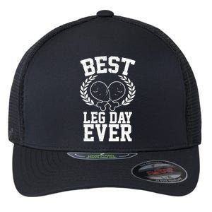 Thanksgiving Best Leg Day Ever Flexfit Unipanel Trucker Cap