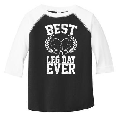 Thanksgiving Best Leg Day Ever Toddler Fine Jersey T-Shirt