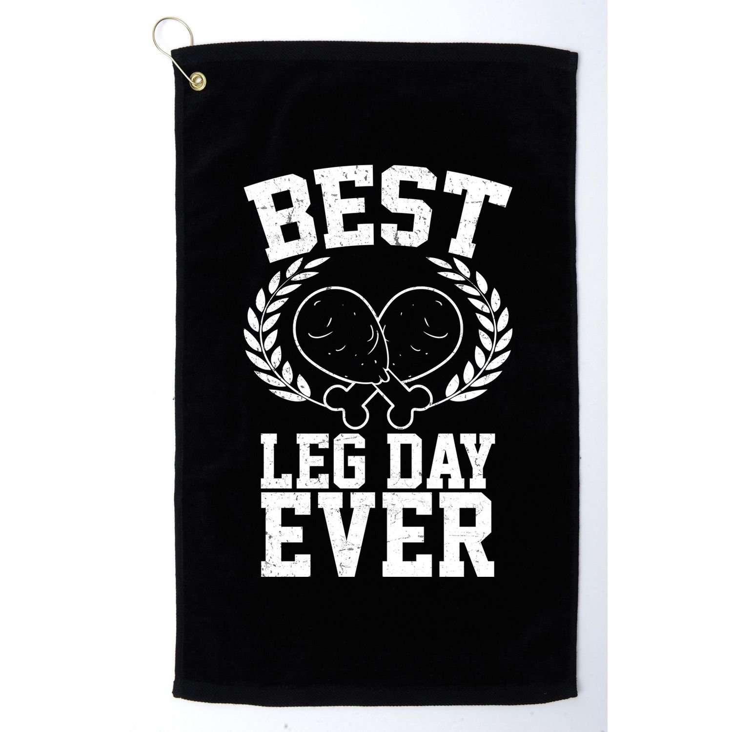 Thanksgiving Best Leg Day Ever Golf Towel