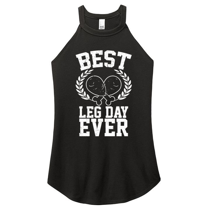 Thanksgiving Best Leg Day Ever Women's Perfect Tri Rocker Tank