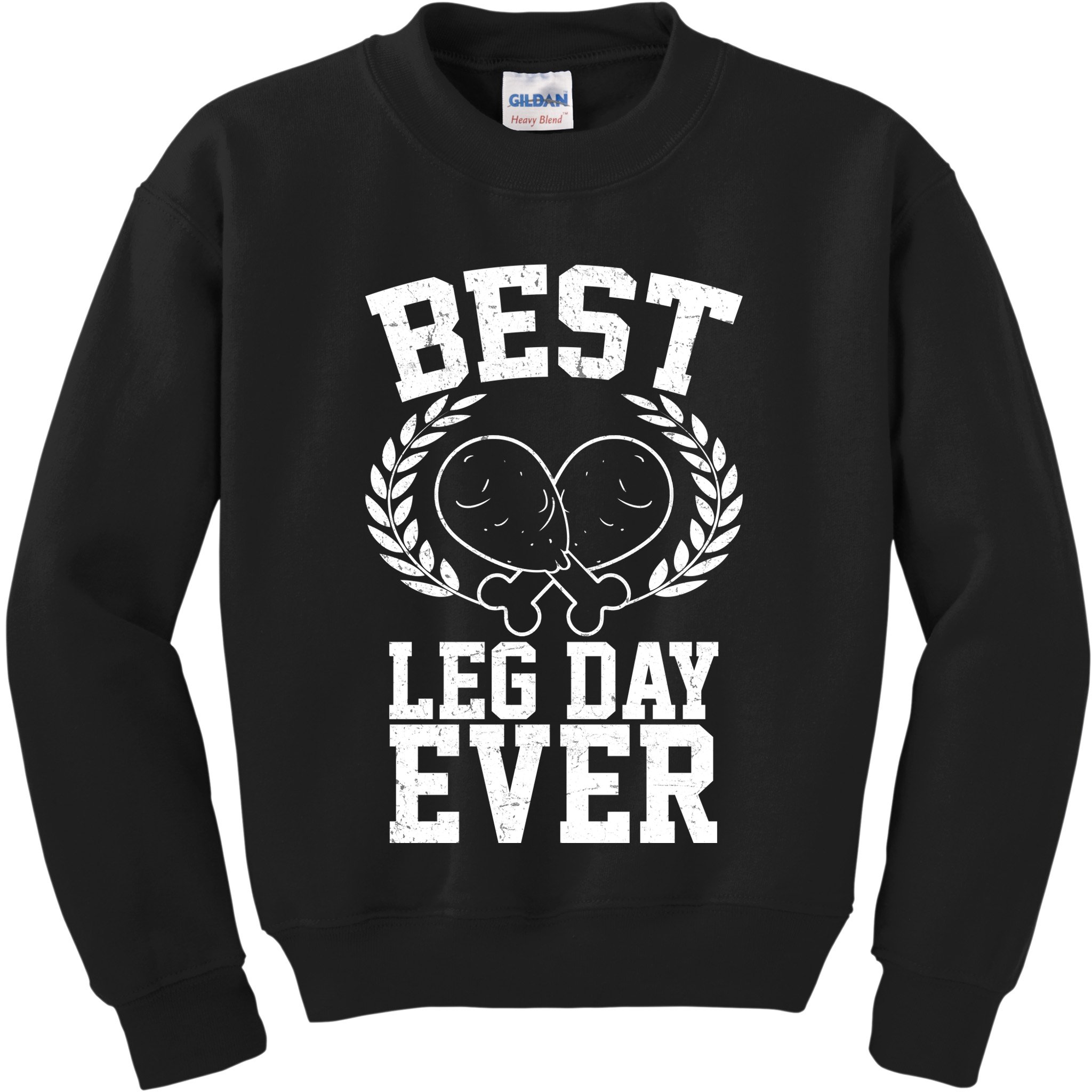 Thanksgiving Best Leg Day Ever Kids Sweatshirt