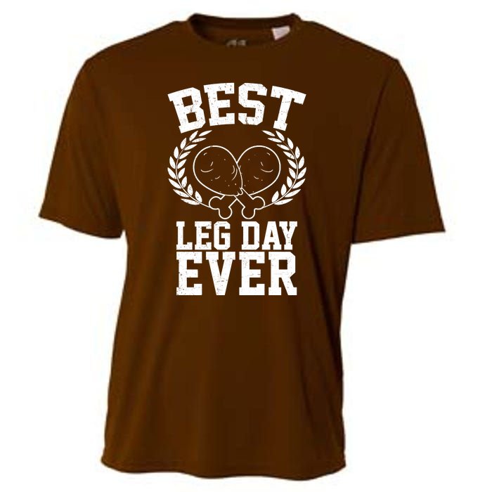 Thanksgiving Best Leg Day Ever Cooling Performance Crew T-Shirt