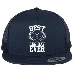 Thanksgiving Best Leg Day Ever Flat Bill Trucker Hat