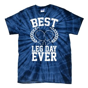 Thanksgiving Best Leg Day Ever Tie-Dye T-Shirt