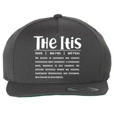 Thanksgiving Christmas The Itis Wool Snapback Cap