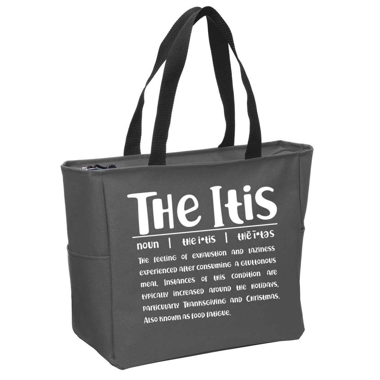 Thanksgiving Christmas The Itis Zip Tote Bag