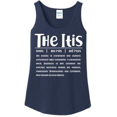 Thanksgiving Christmas The Itis Ladies Essential Tank