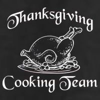 Thanksgiving Cooking Team 7 Panel Mesh Trucker Snapback Hat