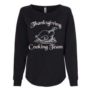 Thanksgiving Cooking Team Womens California Wash Sweatshirt