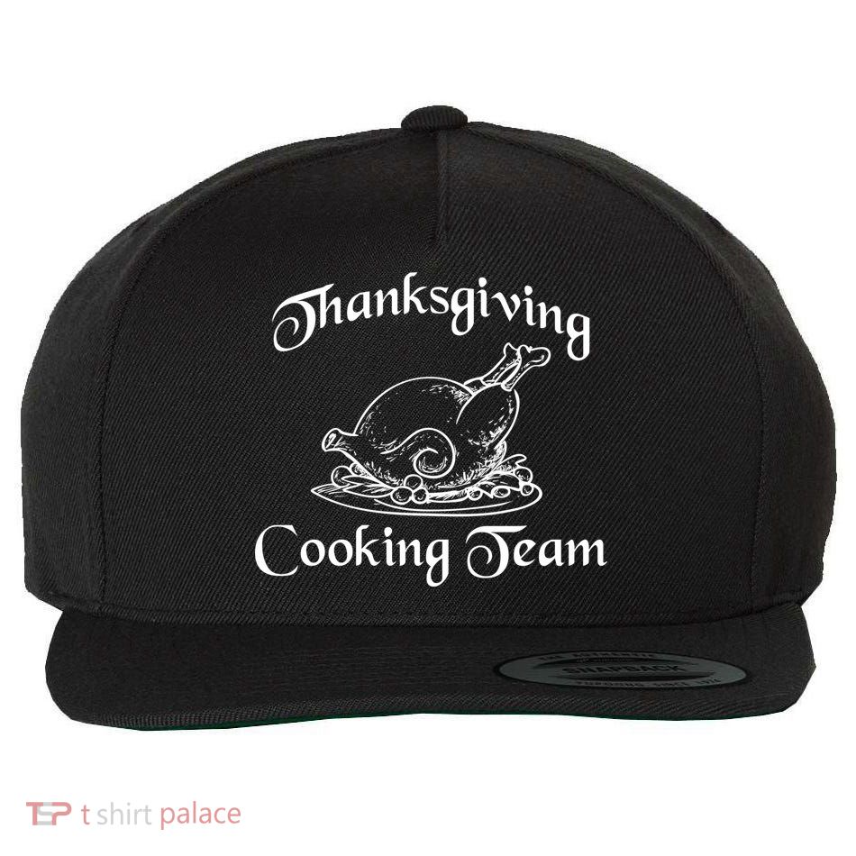 Thanksgiving Cooking Team Wool Snapback Cap