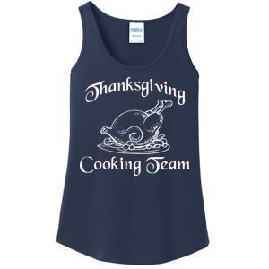 Thanksgiving Cooking Team Ladies Essential Tank