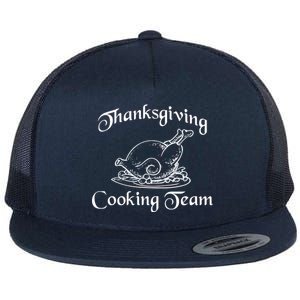 Thanksgiving Cooking Team Flat Bill Trucker Hat