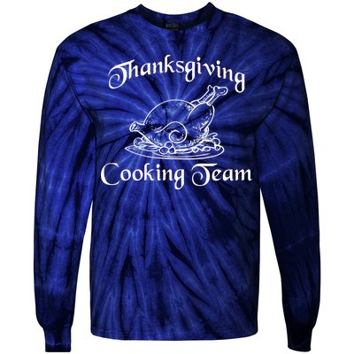 Thanksgiving Cooking Team Tie-Dye Long Sleeve Shirt