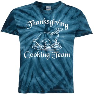 Thanksgiving Cooking Team Kids Tie-Dye T-Shirt