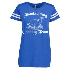 Thanksgiving Cooking Team Enza Ladies Jersey Football T-Shirt