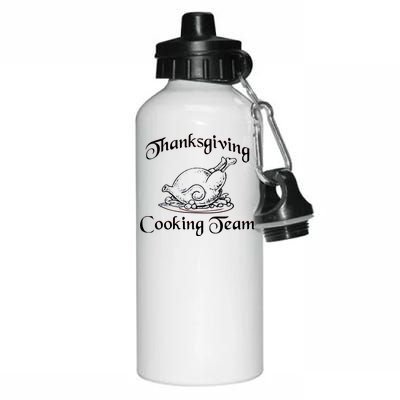 Thanksgiving Cooking Team Aluminum Water Bottle 