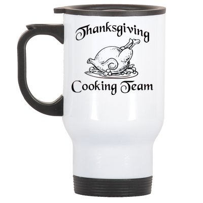 Thanksgiving Cooking Team Stainless Steel Travel Mug