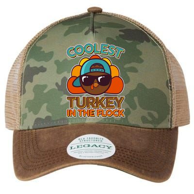 Thanksgiving Coolest Turkey In The Flock Legacy Tie Dye Trucker Hat