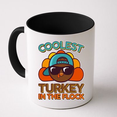 Thanksgiving Coolest Turkey In The Flock Mug