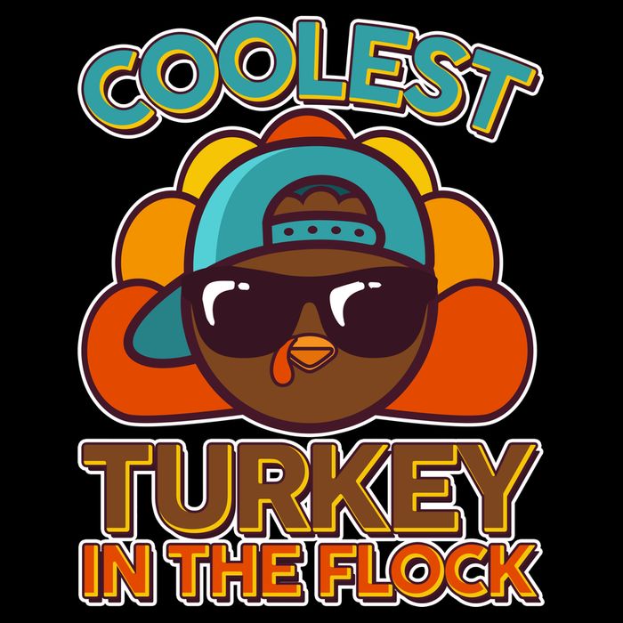 Thanksgiving Coolest Turkey In The Flock Polo