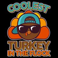 Thanksgiving Coolest Turkey In The Flock 16oz Travel Tumbler
