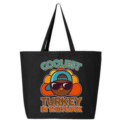Thanksgiving Coolest Turkey In The Flock 25L Jumbo Tote