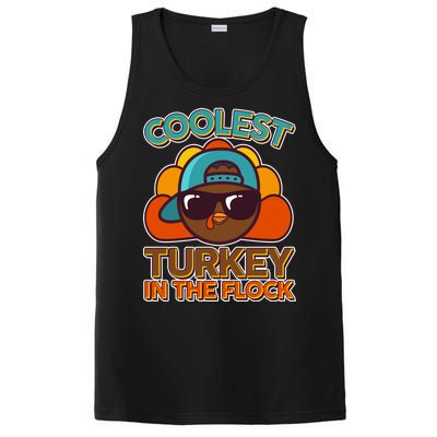 Thanksgiving Coolest Turkey In The Flock PosiCharge Competitor Tank