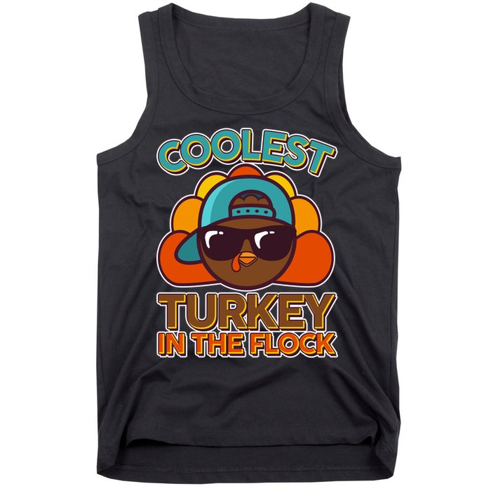 Thanksgiving Coolest Turkey In The Flock Tank Top