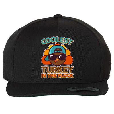 Thanksgiving Coolest Turkey In The Flock Wool Snapback Cap
