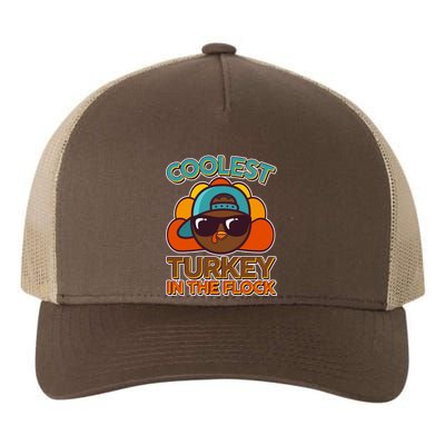 Thanksgiving Coolest Turkey In The Flock Yupoong Adult 5-Panel Trucker Hat