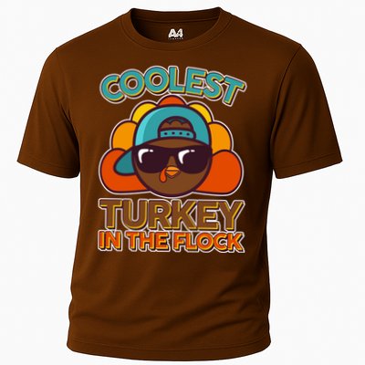Thanksgiving Coolest Turkey In The Flock Performance Shirt