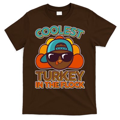 Thanksgiving Coolest Turkey In The Flock T-Shirt