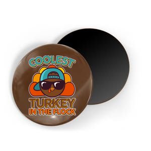 Thanksgiving Coolest Turkey In The Flock Magnet