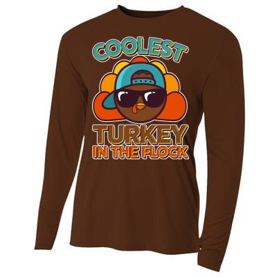 Thanksgiving Coolest Turkey In The Flock Cooling Performance Long Sleeve Crew