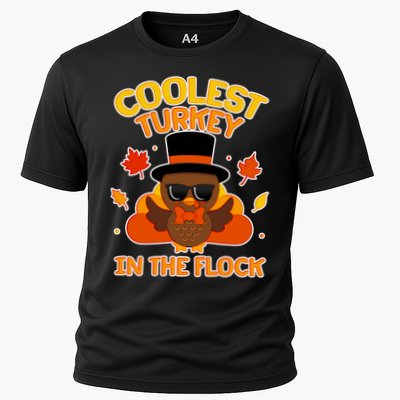 Thanksgiving Cute Coolest Turkey In The Flock Performance Shirt