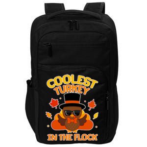 Thanksgiving Cute Coolest Turkey In The Flock Impact Tech Backpack