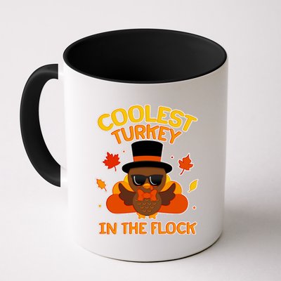 Thanksgiving Cute Coolest Turkey In The Flock Coffee Mug