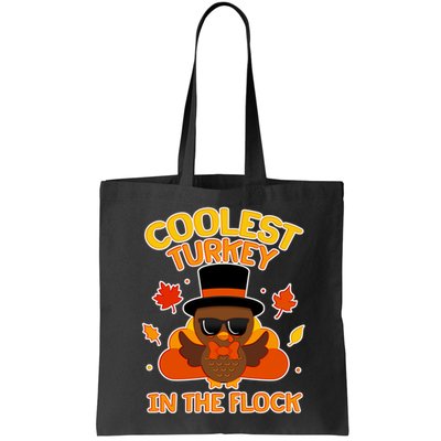 Thanksgiving Cute Coolest Turkey In The Flock Bag