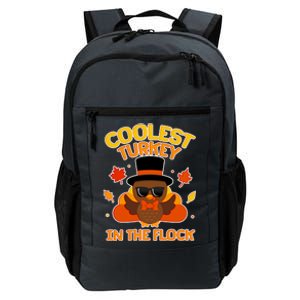 Thanksgiving Cute Coolest Turkey In The Flock Daily Commute Backpack