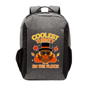 Thanksgiving Cute Coolest Turkey In The Flock Vector Backpack