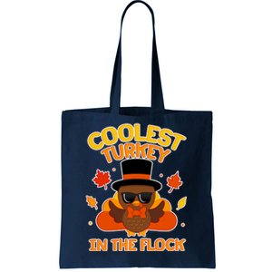 Thanksgiving Cute Coolest Turkey In The Flock Tote Bag