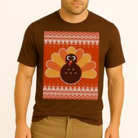 Thanksgiving Cute Turkey Ugly Sweater Performance Shirt