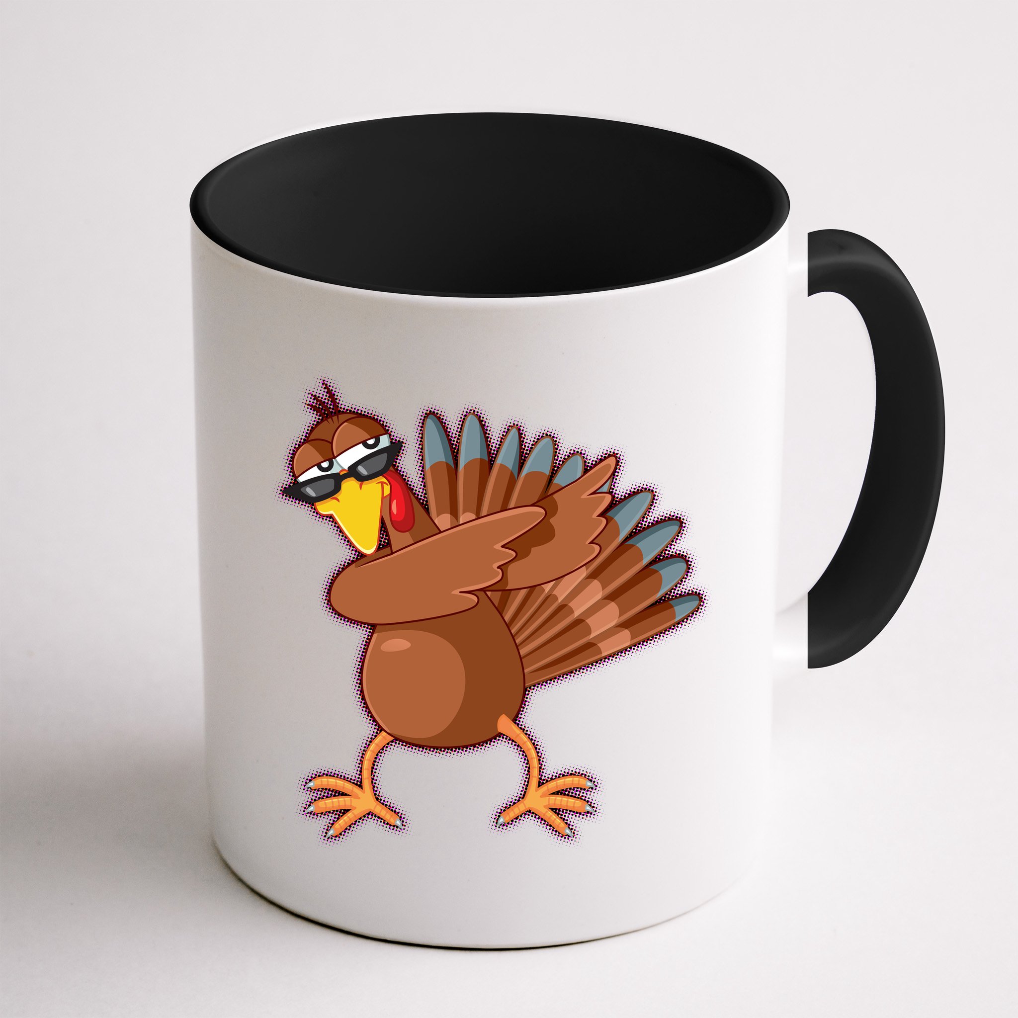 Thanksgiving Dabbing Turkey Mug