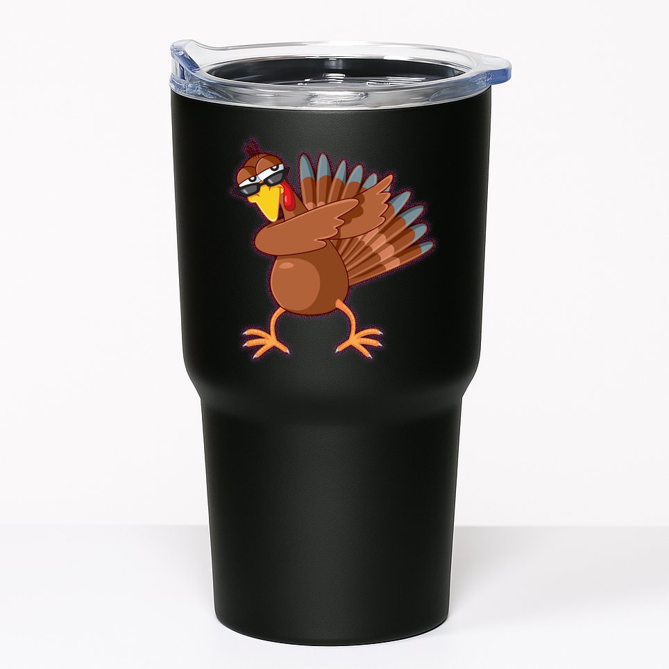 Thanksgiving Dabbing Turkey Tumbler