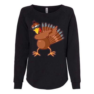 Thanksgiving Dabbing Turkey Womens California Wash Sweatshirt