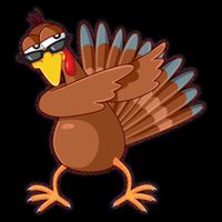 Thanksgiving Dabbing Turkey Toddler Sweatshirt