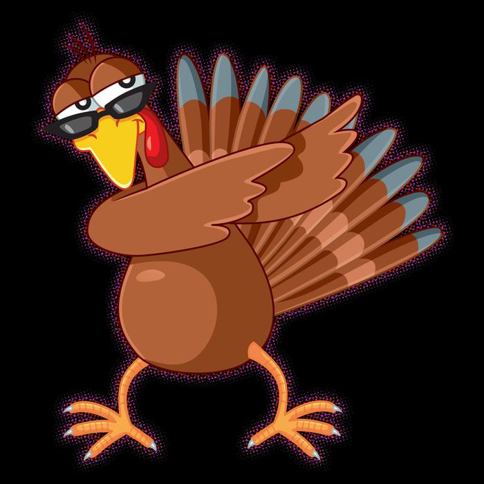Thanksgiving Dabbing Turkey Toddler Sweatshirt